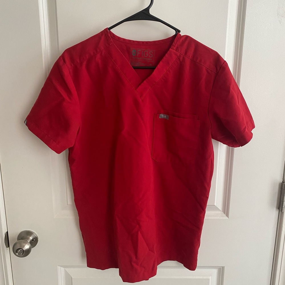 Winning Red One Pocket Top